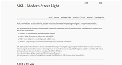 Desktop Screenshot of modernstreetlight.com
